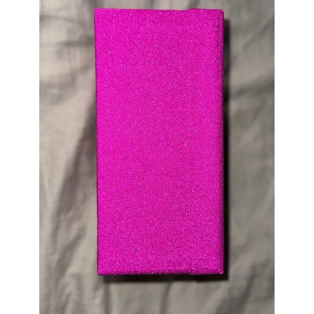 Sparkle Glitter Makeup Vanity Case Jewelry Box with Mirror and Accessories NWT